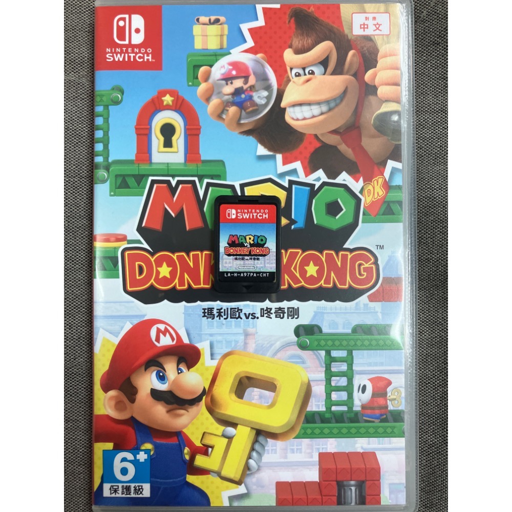 【全新&二手】NS SWITCH DONKEY KONG 瑪利歐vs.咚奇剛 大金剛 森喜剛-規格圖1