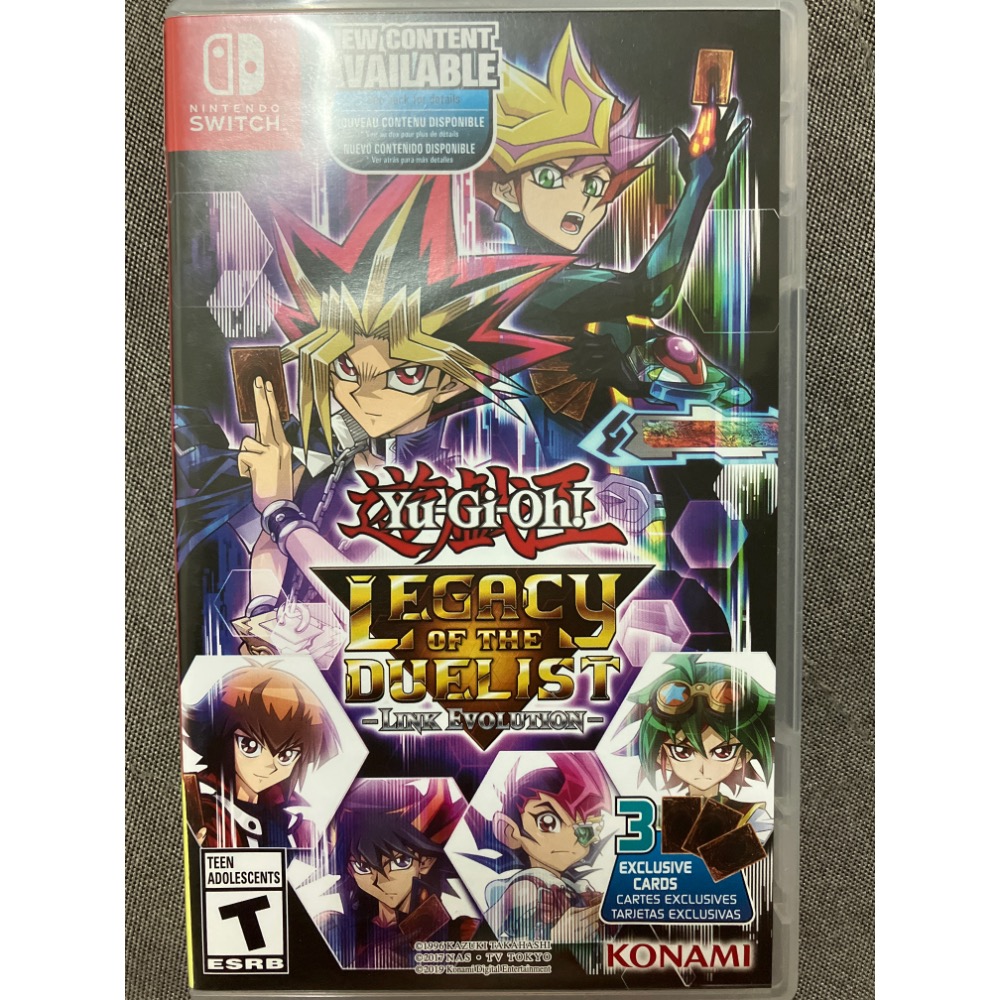 NS SWITCH 中古二手遊戲片 遊戲王 怪獸之決鬥 決鬥者遺產 連結進化-規格圖1