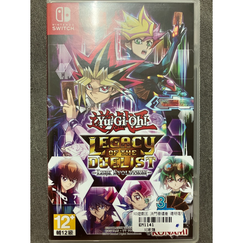 NS SWITCH 中古二手遊戲片 遊戲王 怪獸之決鬥 決鬥者遺產 連結進化-規格圖1