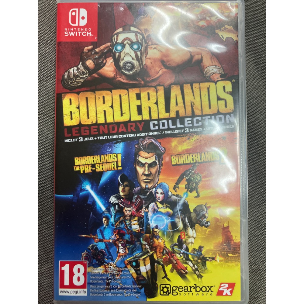 NS SWITCH 二手《邊緣禁地3 中文日版 & 傳奇合輯 英文歐版》 Borderlands3 Legendary-規格圖1