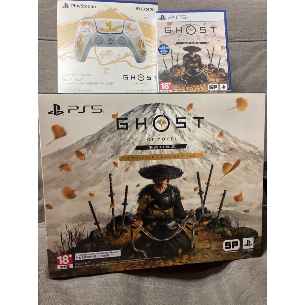 【2025/10/2】PS5 羊蹄山戰鬼 Ghost of Yotei 收藏版  限定版 首批ㄧ般版 都全新新品未使用-規格圖6