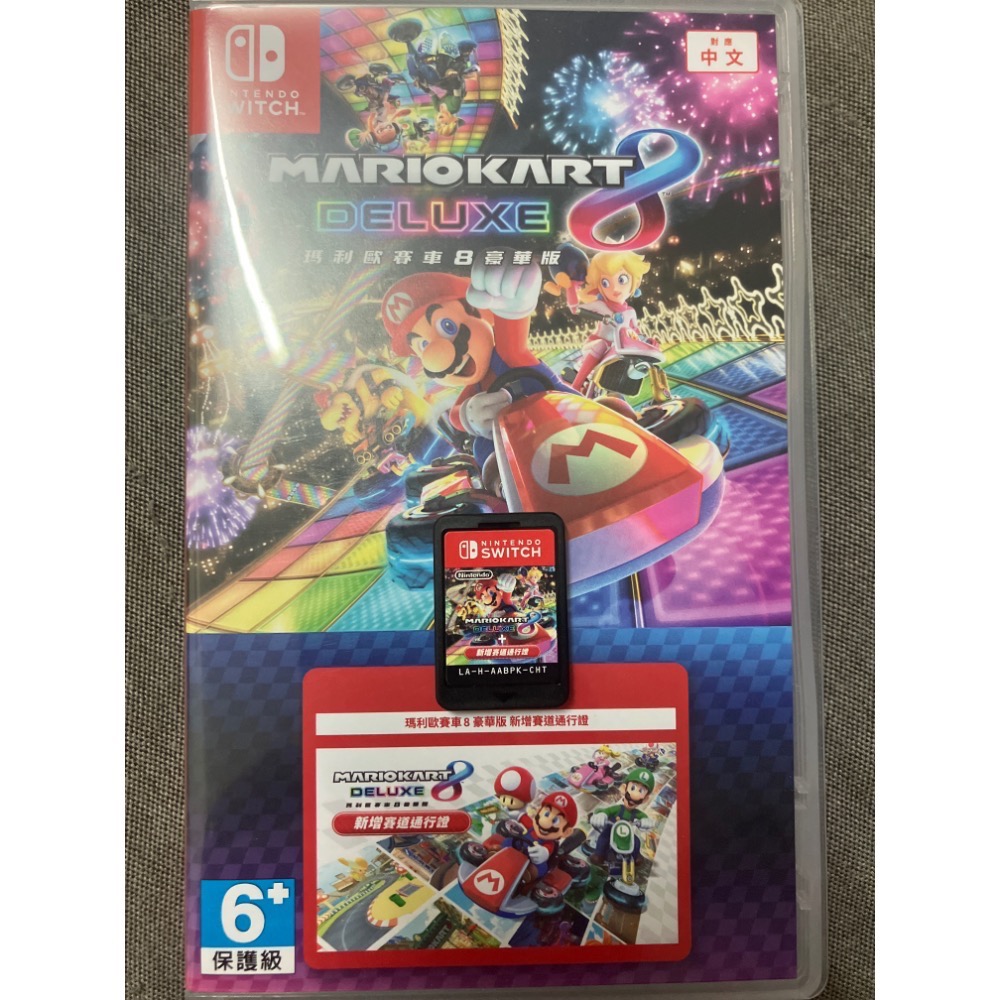 NS/NS2 SWITCH 2 二手中古中文版遊戲片《瑪車8+DLC新增賽道版&瑪車世界》瑪利歐賽車系列-規格圖1