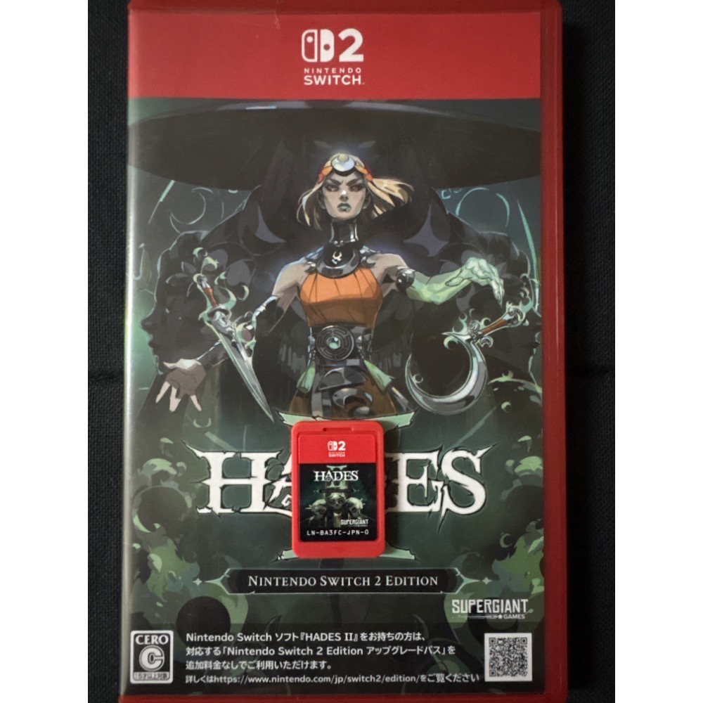 NS/NS2 Nintend SWITCH 2 EDITION HADES 黑帝斯/哈帝斯 II 二手中古 日中文版-規格圖1
