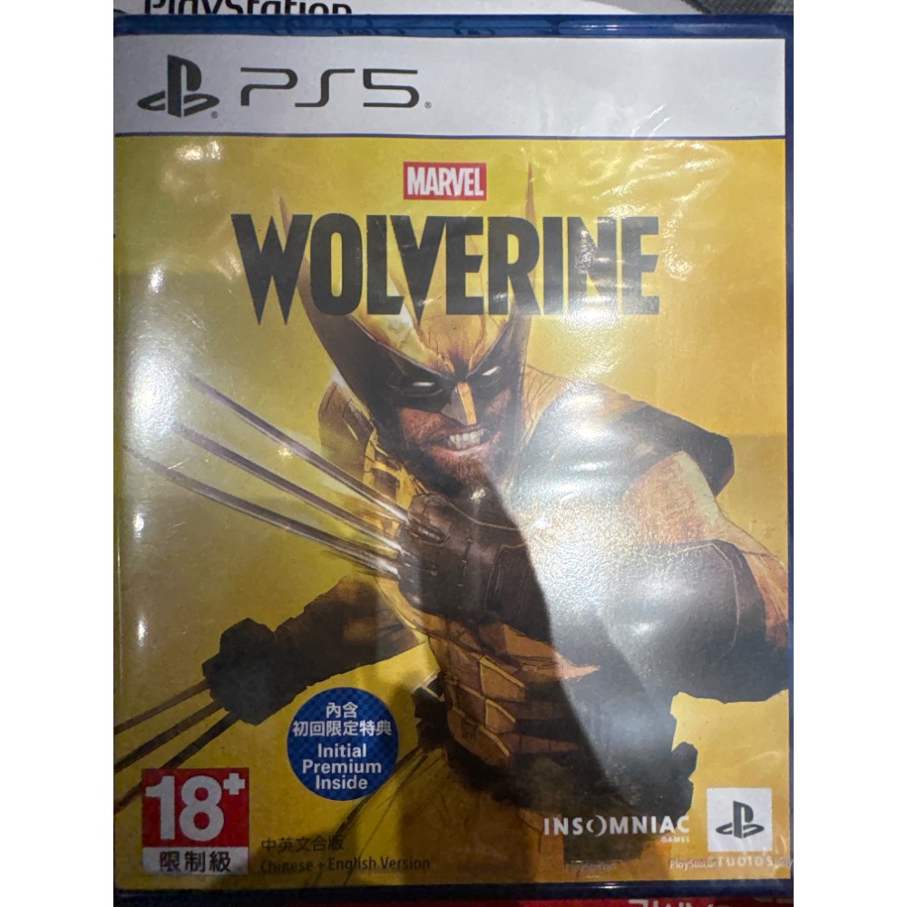 PS5 全新 漫威 金鋼狼 遊戲+無線控制器 特式黃版 2098+2702 $4800元+5.5%-規格圖1