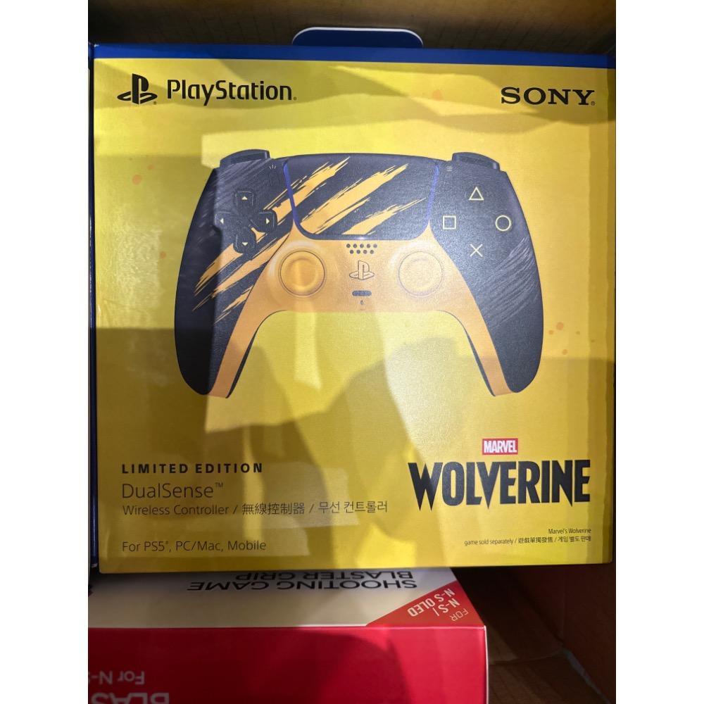 PS5 全新 漫威 金鋼狼 遊戲+無線控制器 特式黃版 2098+2702 $4800元+5.5%-規格圖1