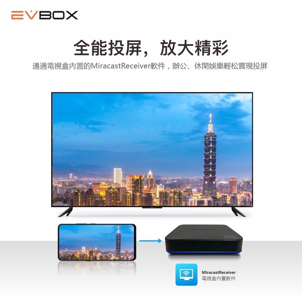 【艾爾巴數位】EVBOX 易播盒子 ,享14天試用! EVBOX 10MAX (4G+64G) 台灣純淨版-細節圖5