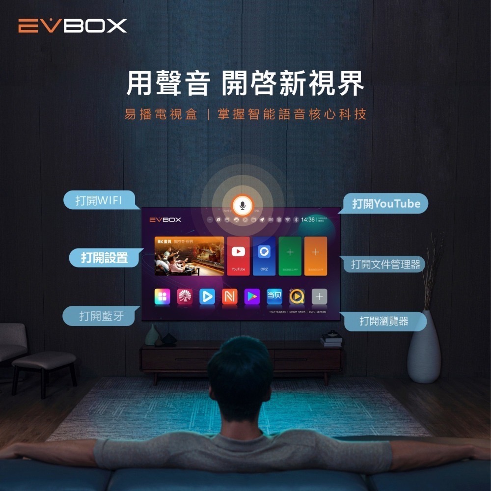【艾爾巴數位】EVBOX 易播盒子 ,享14天試用! EVBOX 10MAX (4G+64G) 台灣純淨版-細節圖8