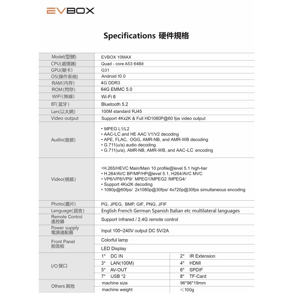 【艾爾巴數位】EVBOX 易播盒子 ,享14天試用! EVBOX 10MAX (4G+64G) 台灣純淨版-細節圖11