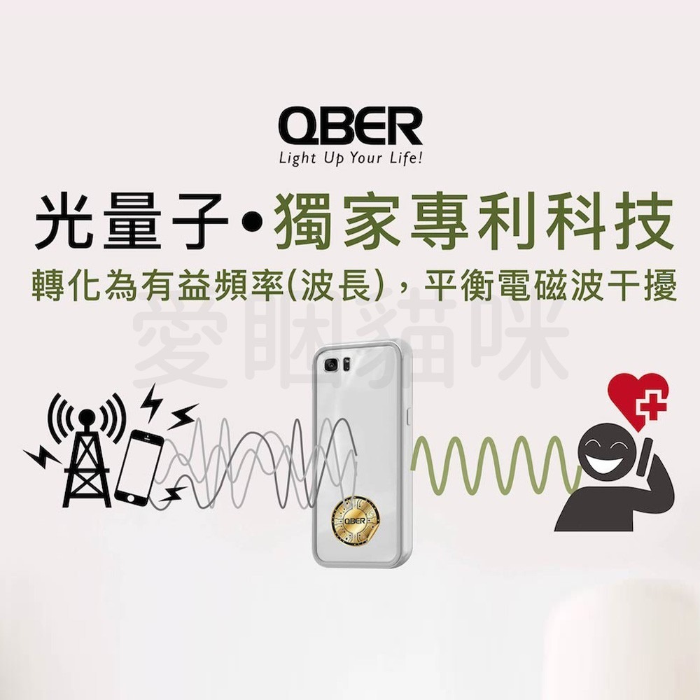 【防電磁波】QBER光量子-防電磁波晶片 抗3C 平板電腦 手機 筆電 微波爐 穩固自律神經-細節圖6