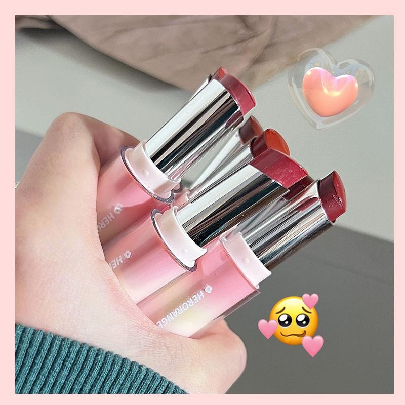 台灣現貨 口紅 水光口紅 潤色口紅 滋潤保濕鏡面水光嘟嘟唇膏唇蜜學生款 顯白唇釉 亮面光澤口紅 學生口紅 學生平價 唇凍-細節圖8