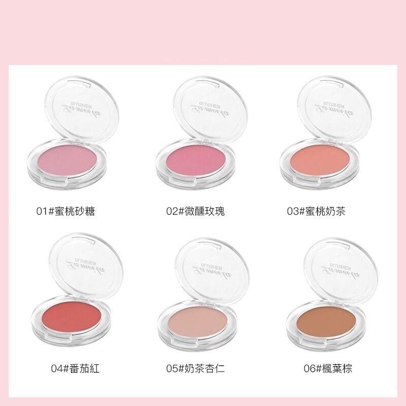 現貨 腮紅 元氣少女 心機微醺腮紅 提亮膚色 裸妝自然持久顯色 修容腮紅 IG爆款 修容胭脂 持久定妝立體腮紅 V臉腮紅-細節圖3