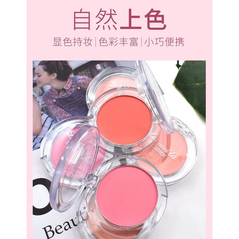 現貨 腮紅 元氣少女 心機微醺腮紅 提亮膚色 裸妝自然持久顯色 修容腮紅 IG爆款 修容胭脂 持久定妝立體腮紅 V臉腮紅-細節圖5