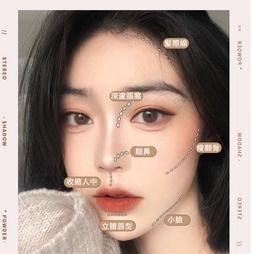 現貨 高光盤 修容盤 三色高光修容盤 三色高光修容盤鼻影陰影側影珠光啞光修容腮紅高光一體盤 鼻影 立體輪廓 高光珠光啞光-細節圖7