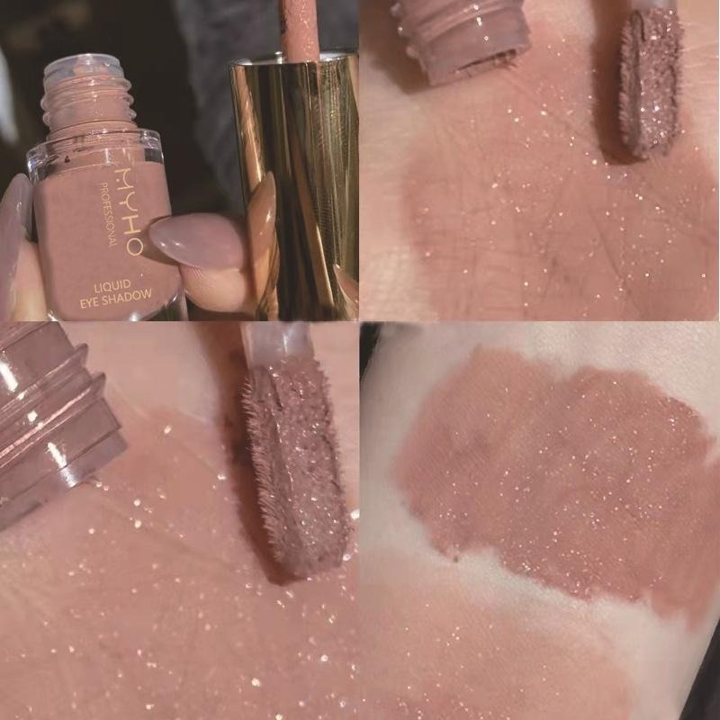 現貨 眼影 韓國奶茶色液體眼影 啞光打底自然素顏眼影液 霧面眼影 大地色眼影 防水不掉色眼影液 打底眼影液-細節圖8