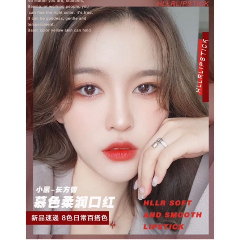 現貨 口紅 抖音爆款HLLR金管口紅 絲絨霧面啞光口紅 顯白口紅 保濕唇膏 學生平價口紅不沾杯 唇彩不脫色 不掉色口紅-細節圖2