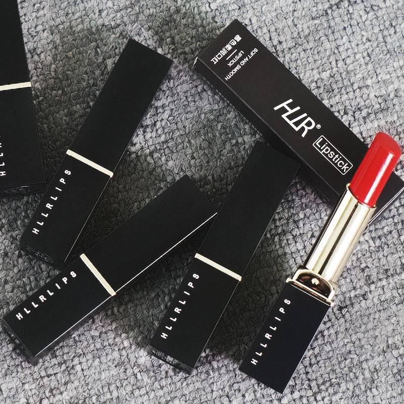 現貨 口紅 抖音爆款HLLR金管口紅 絲絨霧面啞光口紅 顯白口紅 保濕唇膏 學生平價口紅不沾杯 唇彩不脫色 不掉色口紅-細節圖8
