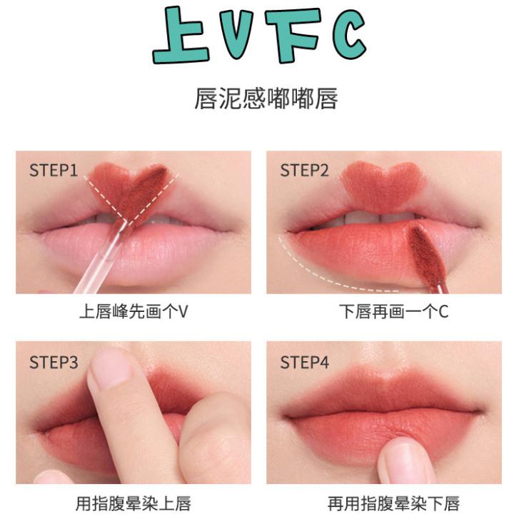 現貨『三隻99』唇泥 唇釉 唇彩 絲絨小管唇泥唇釉 絲絨唇釉 口紅 唇釉啞光絲絨霧面持久顯白女小眾品牌口紅平價學生款唇泥-細節圖6