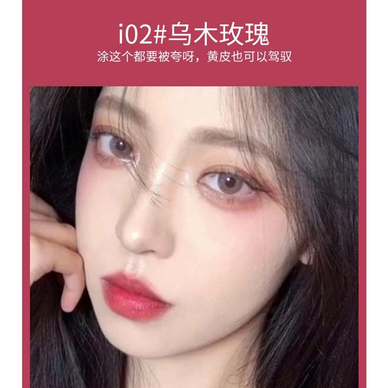 現貨 唇釉 唇泥 清透霧感唇釉 絲絨霧面唇釉 啞光霧面唇泥 學生平價口紅 唇彩 口紅 唇膏 不掉色不沾杯口紅 唇頰兩用-細節圖5