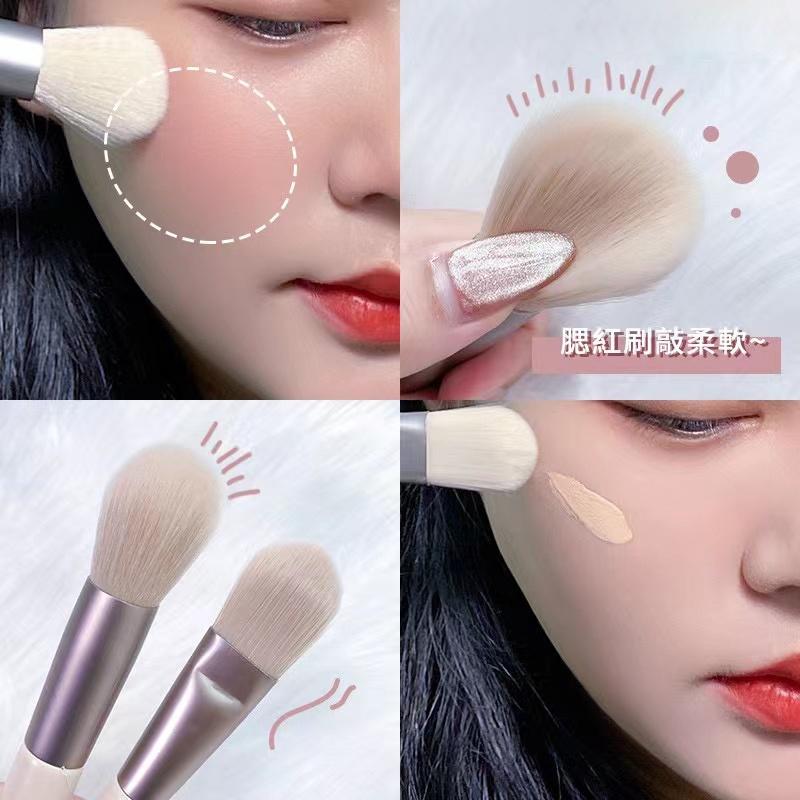 化妝刷組合套組 刷具組 刷具 化妝刷 8入化妝刷 迷你化妝刷 小紅書 抖音新手化妝刷 粉底刷 腮紅刷 眼影 唇刷 眉刷-細節圖4