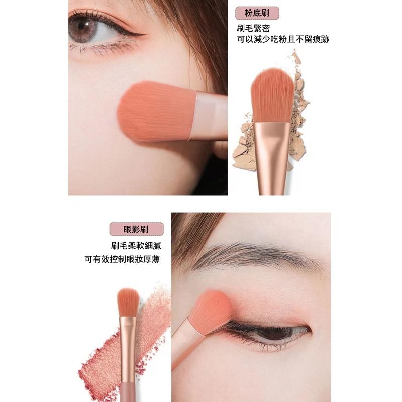化妝刷組合套組 刷具組 刷具 化妝刷 8入化妝刷 迷你化妝刷 小紅書 抖音新手化妝刷 粉底刷 腮紅刷 眼影 唇刷 眉刷-細節圖8