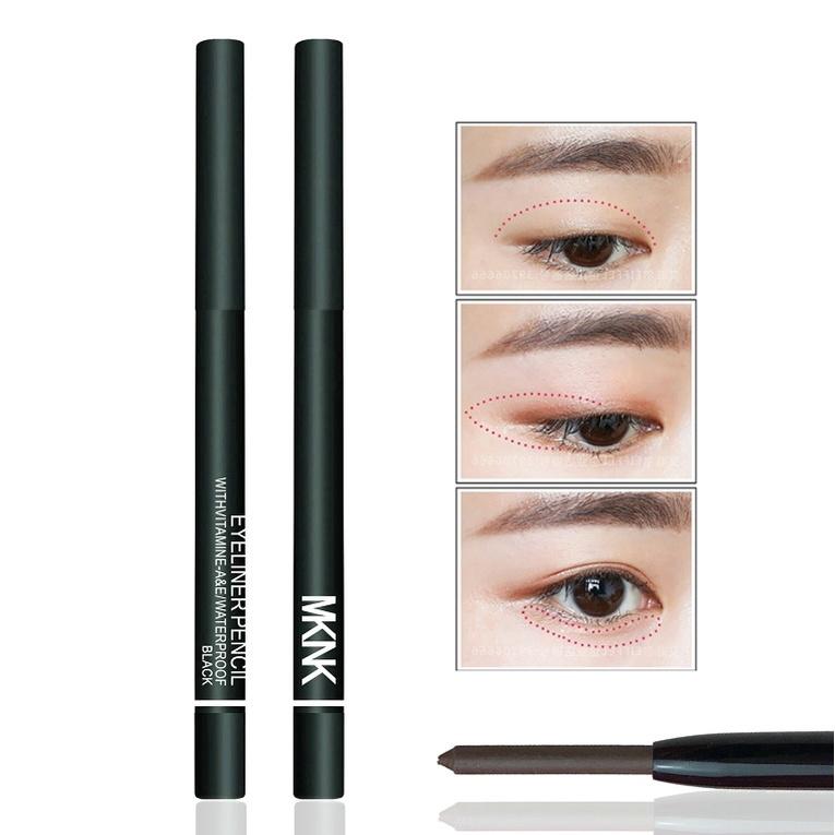 現貨 抖音爆款 MKNK 眼線膠筆 新手適合 眼線膠 眼線筆 持久 防水防汗不暈染 眉筆 學生平價 男女適用眼線膠筆-細節圖5