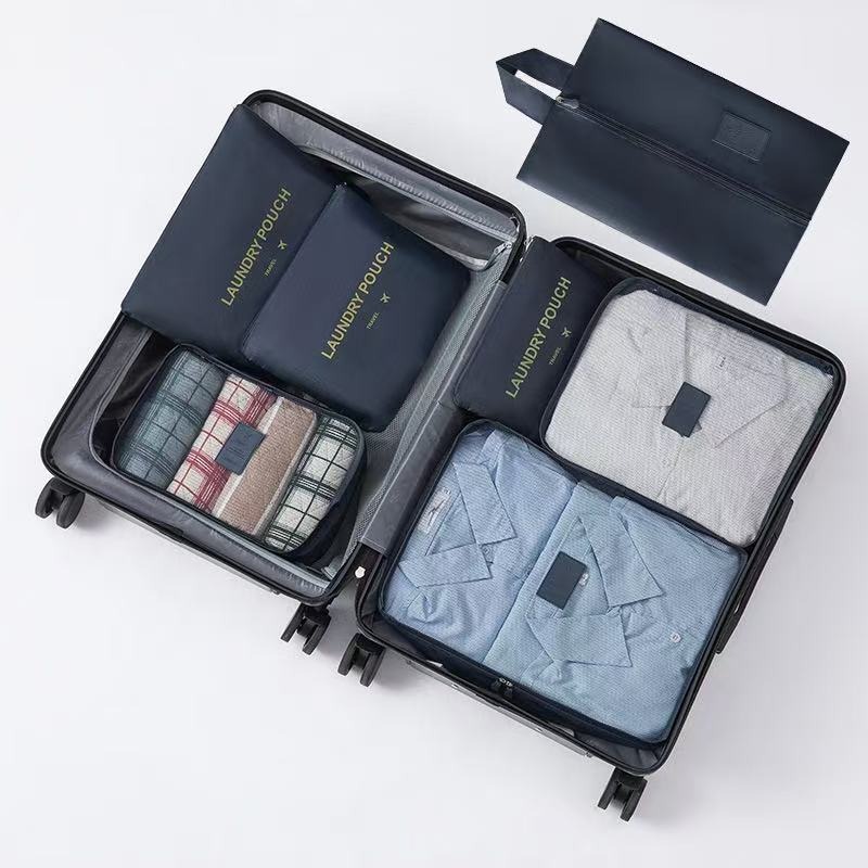 旅行收納包 收納袋 旅行收納袋7件組 防水收納袋 行李箱衣物整理 衣物收納袋 旅遊用品 出國必備 加大加厚旅行收納袋-規格圖10