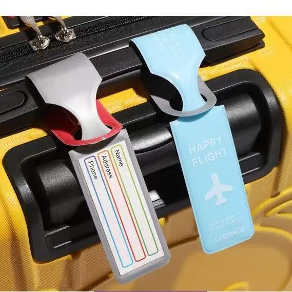 吊牌 行李吊牌 韓國時尚條形行李吊牌 PVC行李吊牌 行李托運牌 名牌 卡片 識別證 名片 行李箱吊牌 托運牌-細節圖6