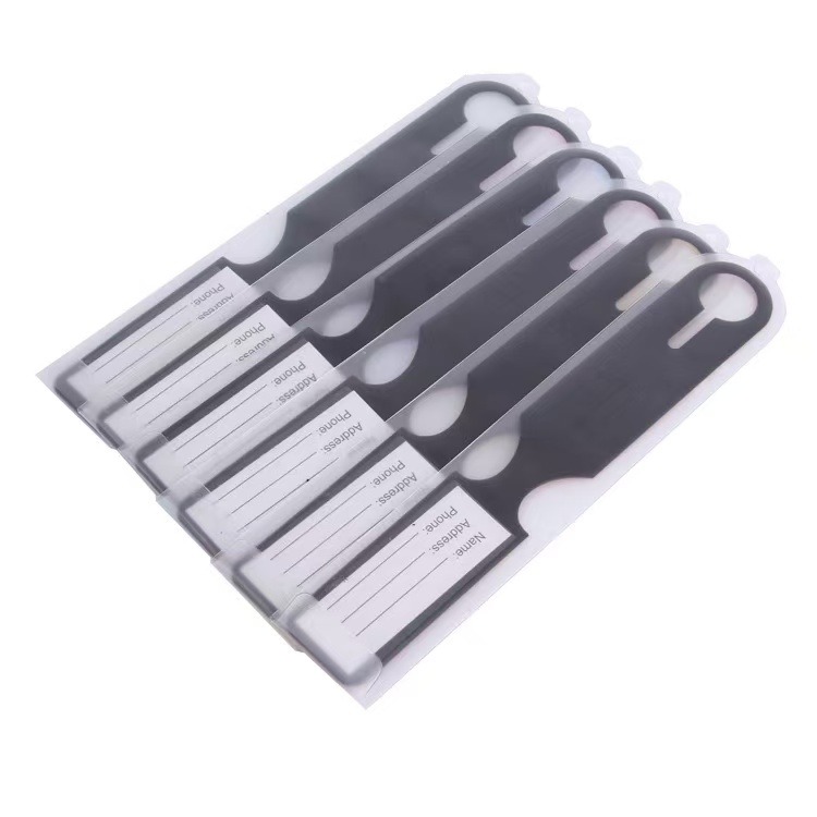 吊牌 行李吊牌 韓國時尚條形行李吊牌 PVC行李吊牌 行李托運牌 名牌 卡片 識別證 名片 行李箱吊牌 托運牌-細節圖8