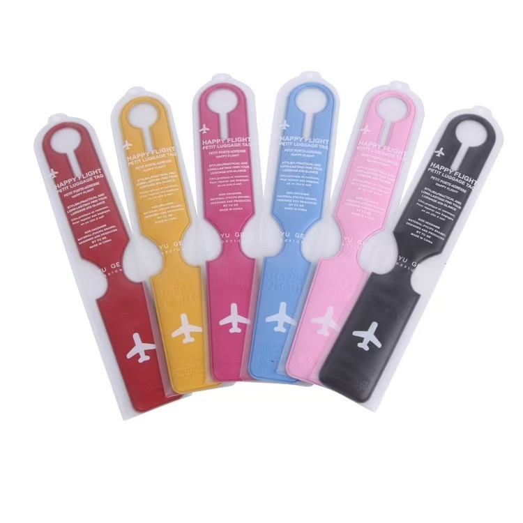 吊牌 行李吊牌 韓國時尚條形行李吊牌 PVC行李吊牌 行李托運牌 名牌 卡片 識別證 名片 行李箱吊牌 托運牌-細節圖9