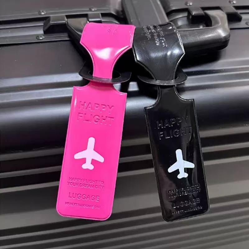 吊牌 行李吊牌 韓國時尚條形行李吊牌 PVC行李吊牌 行李托運牌 名牌 卡片 識別證 名片 行李箱吊牌 托運牌-細節圖11