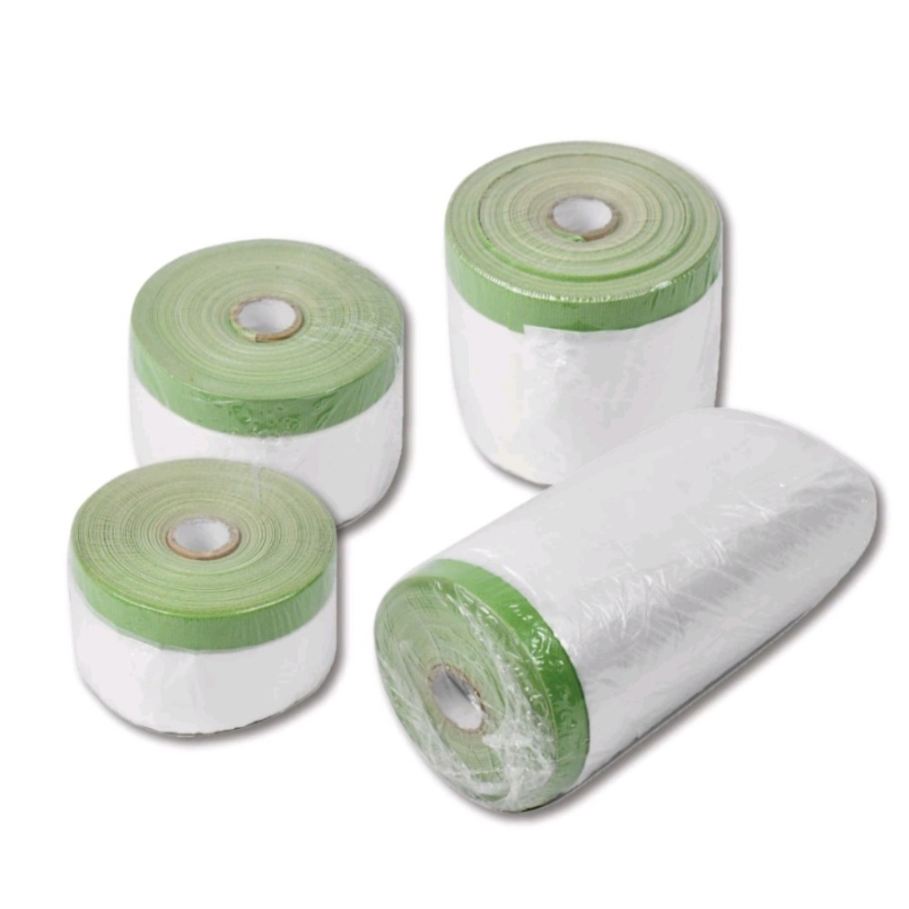 【ALLGET】養生膠帶 550/1000/1500/2700mm 遮蔽膜 地面防護 油漆/噴漆 家具防護-細節圖2