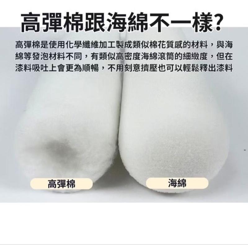 【ALLGET】日式高彈棉迷你滾刷 ˊ中型滾刷 低飛濺 不亂滴 好清洗 塗刷細緻 油漆滾筒 室內油漆DIY首選 乳膠漆-細節圖3