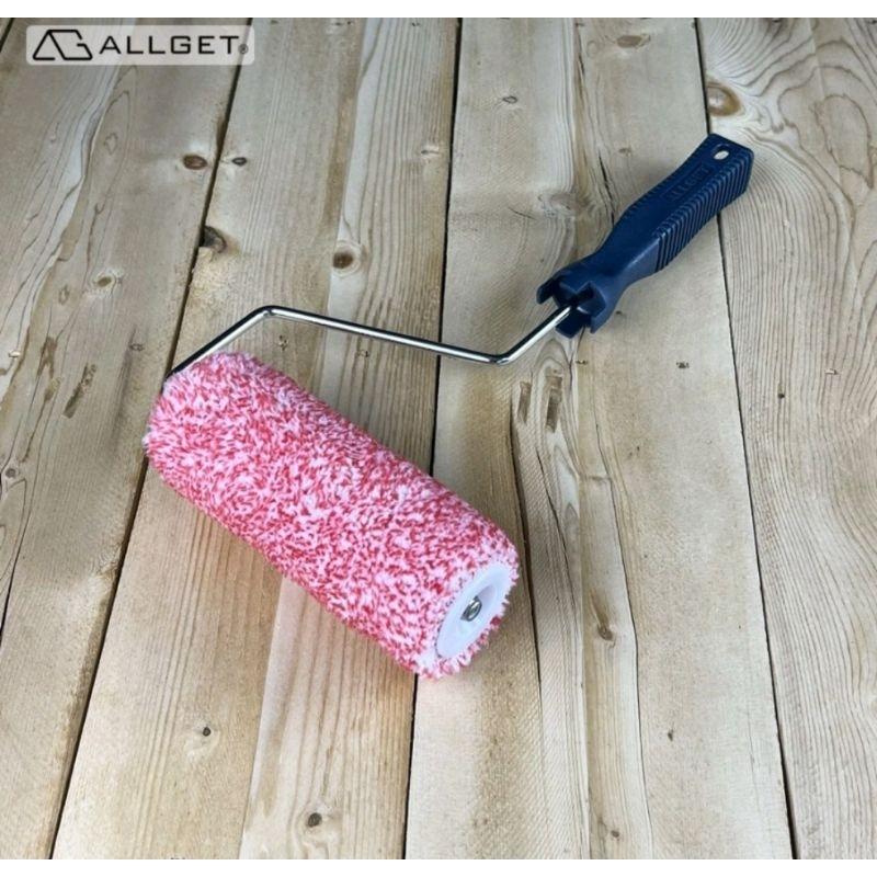 【ALLGET】紅斑比細緻大滾刷 萬用型 細緻效果 油漆DIY 油漆滾筒 油漆滾輪 油漆刷-細節圖4