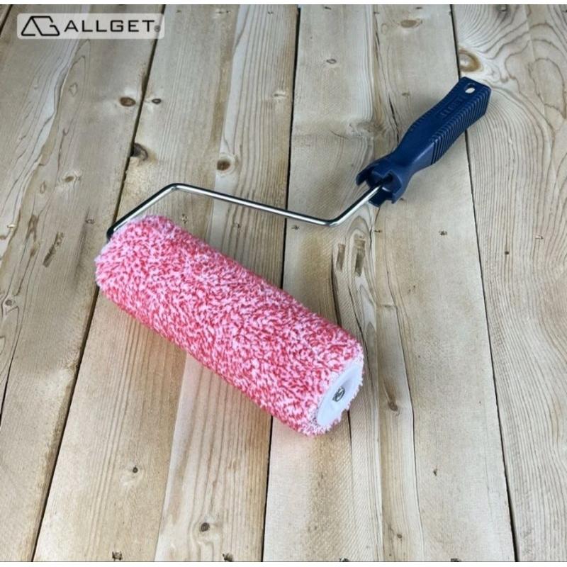 【ALLGET】紅斑比細緻大滾刷 萬用型 細緻效果 油漆DIY 油漆滾筒 油漆滾輪 油漆刷-細節圖5