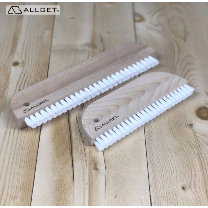 【ALLGET】萬用雙排壁紙刷 植毛壁紙刷 DIY用壁紙刷 清潔用排刷 壁紙工具-細節圖3