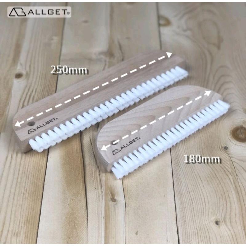【ALLGET】萬用雙排壁紙刷 植毛壁紙刷 DIY用壁紙刷 清潔用排刷 壁紙工具-細節圖4