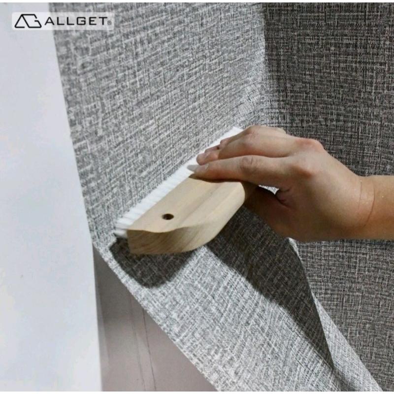 【ALLGET】萬用雙排壁紙刷 植毛壁紙刷 DIY用壁紙刷 清潔用排刷 壁紙工具-細節圖6