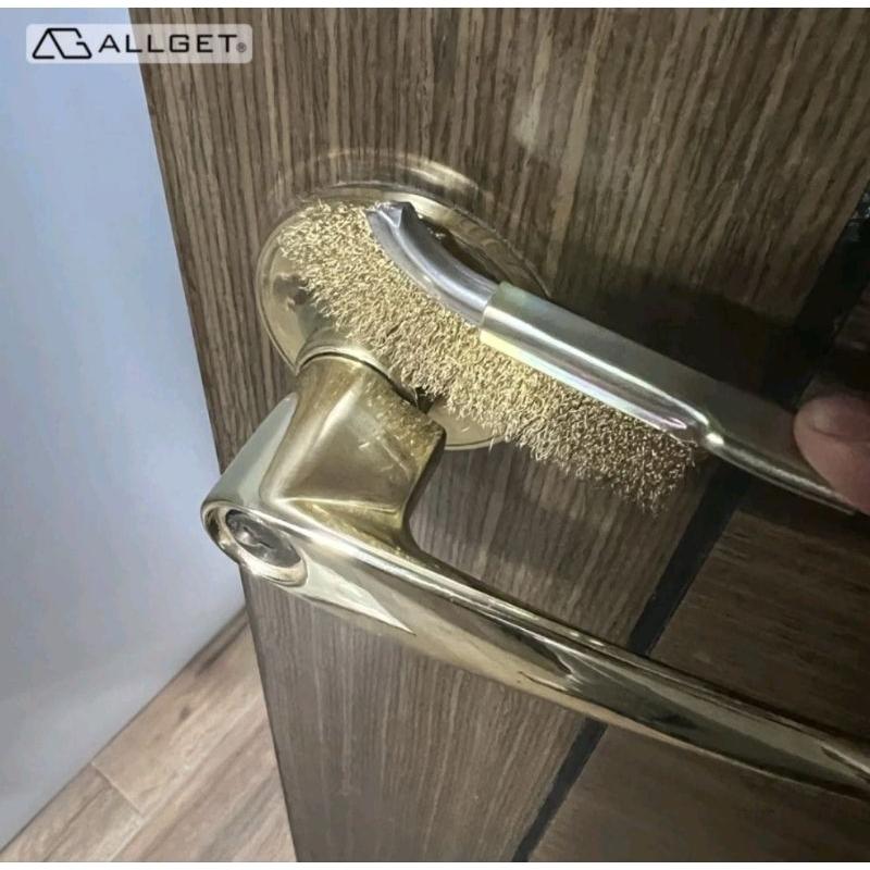 【ALLGET】鐵柄清潔刷 鋼絲刷 銅絲刷 不鏽鋼絲刷 鐵柄手刷 除鏽刷 金屬清潔 清潔刷 細節刷 隙縫刷 手刷 除焊渣-細節圖9