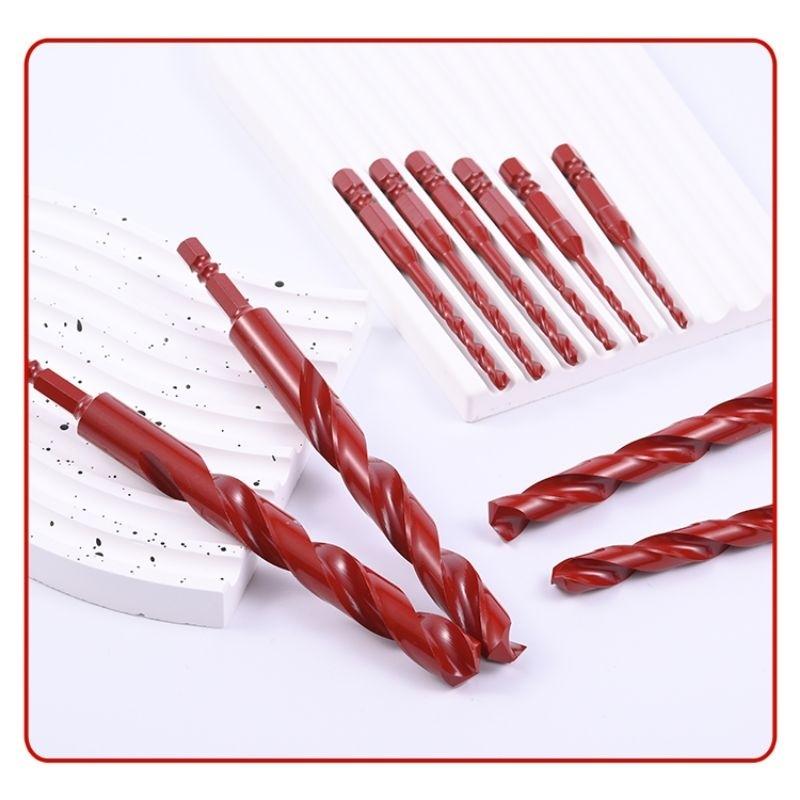 土耳門x宅水電 二代升級 赤．鐵鑽頭 135度頂角 一體成形 六角柄 不鏽鋼鑽尾 鐵工鑽尾 白鐵鑽尾 金屬鑽尾 單槽深溝-細節圖9