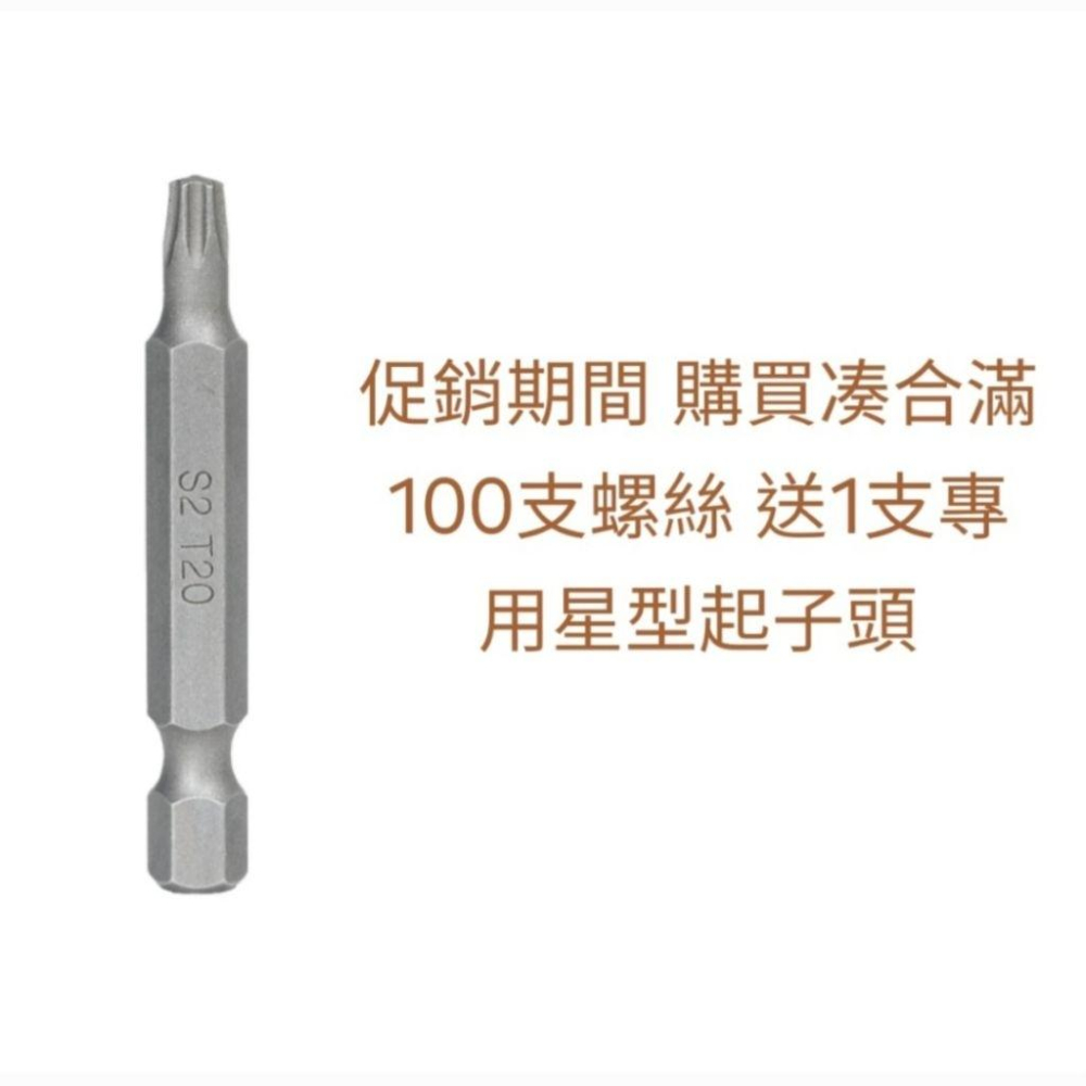 【蝦皮隔日到貨】單支装 TENZ 登馳 低耗能木螺絲 星型螺絲 喇叭頭尖尾 鍍鋅螺絲 省力 尖尾螺絲 木工螺絲 木工工具-細節圖2