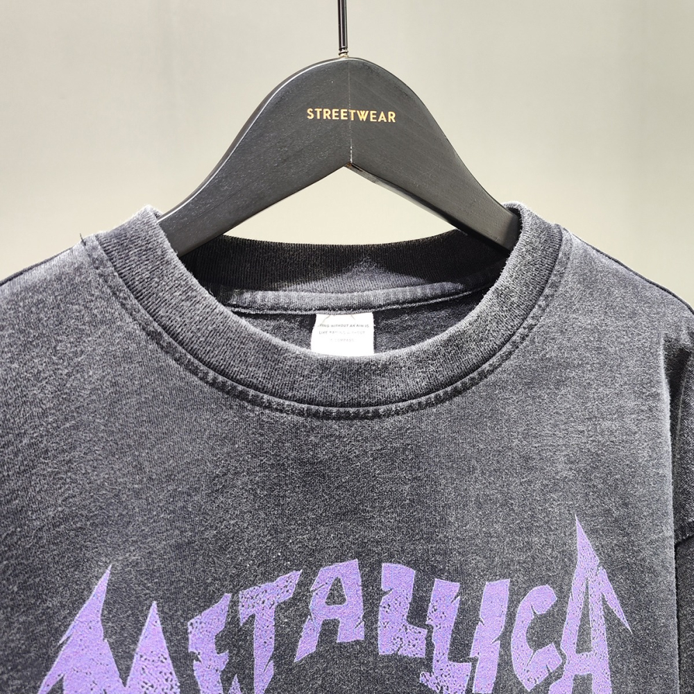 [HORMES] 5226 復古黑 洗水 做舊 仿舊 暗黑 骷髏 印花 寬鬆版型 男女皆可 短袖 水洗踢 短T-細節圖7