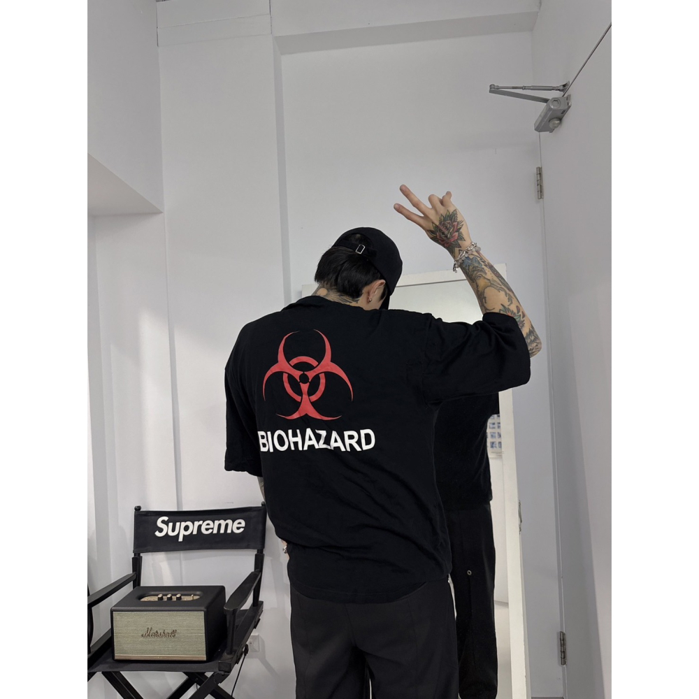 [HORMES] AR2341 BIOHAZARD 生化短Tee-細節圖6