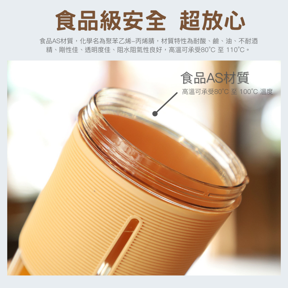 吸管杯 700ml吸管杯 奶茶杯 環保杯 果汁杯 隨身杯 隨行杯 環保隨手杯 吸管飲料杯 防撞手搖杯 防摔杯-細節圖2