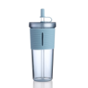 吸管杯 700ml吸管杯 奶茶杯 環保杯 果汁杯 隨身杯 隨行杯 環保隨手杯 吸管飲料杯 防撞手搖杯 防摔杯-規格圖9