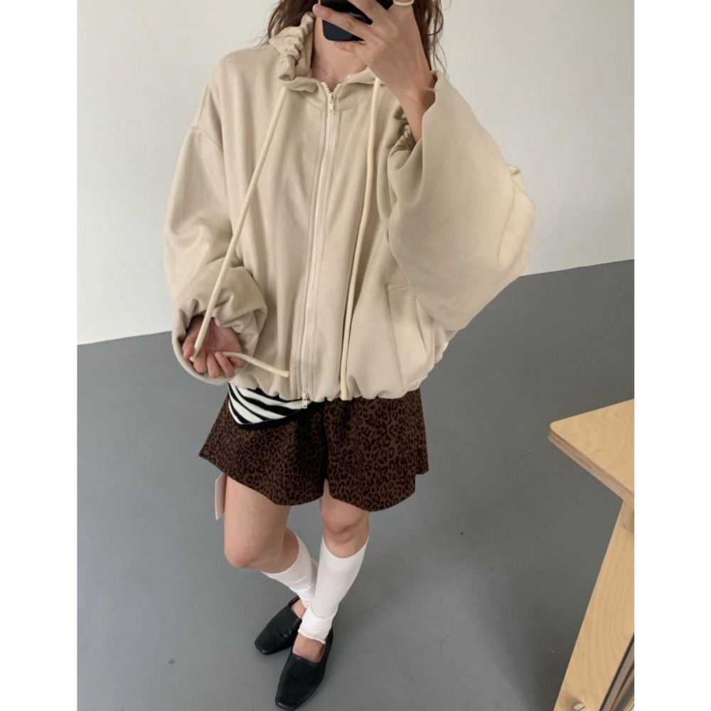 𝙉𝙤_856秋冬必收！鬆弛感連帽麂皮外套-細節圖4