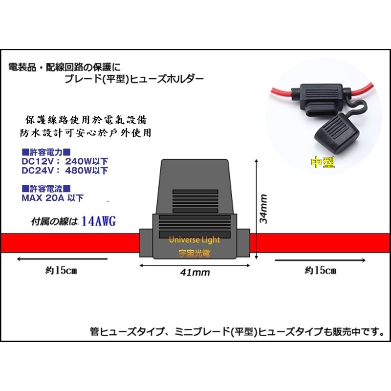 小型 中型 小型保險絲座 插片式保險絲 防水 外接式 保險絲盒 保險盒 保險絲 保險絲防水盒 汽車保險絲座 取電-細節圖2