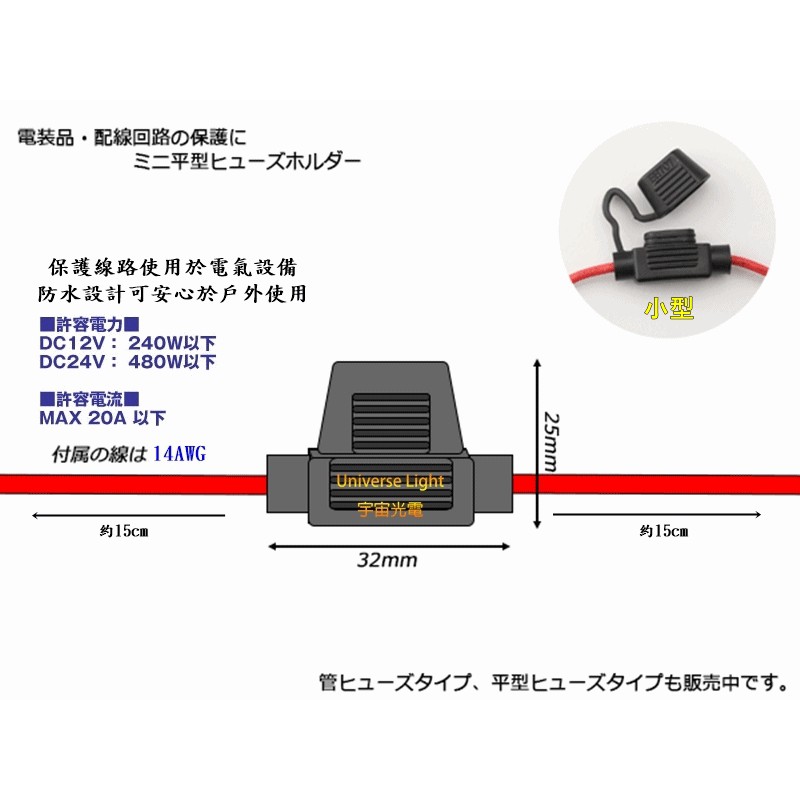 小型 中型 小型保險絲座 插片式保險絲 防水 外接式 保險絲盒 保險盒 保險絲 保險絲防水盒 汽車保險絲座 取電-細節圖4
