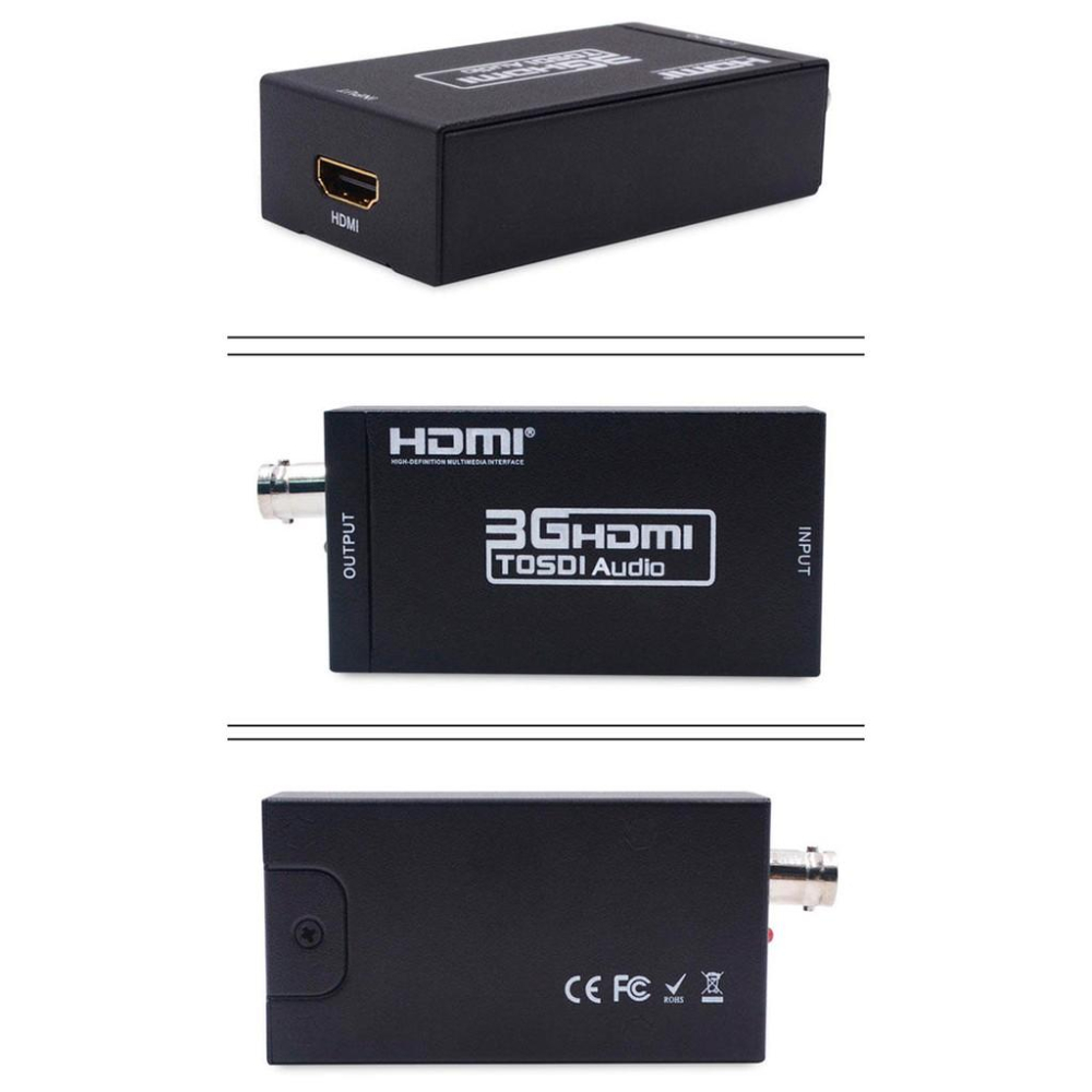 【傻瓜批發】(S211) HDMI轉SDI轉換器 金屬鐵殼 支持HD 3G SD HDMI to SDI廣播高清信號轉換-細節圖5