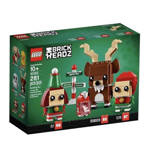 LEGO 40353 馴鹿 精靈 小精靈 Reindeer, Elf and Elfie 樂高
