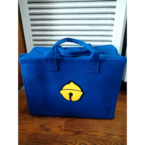 叮噹 哆啦A夢 藍色包包 藍色大包包 手提包